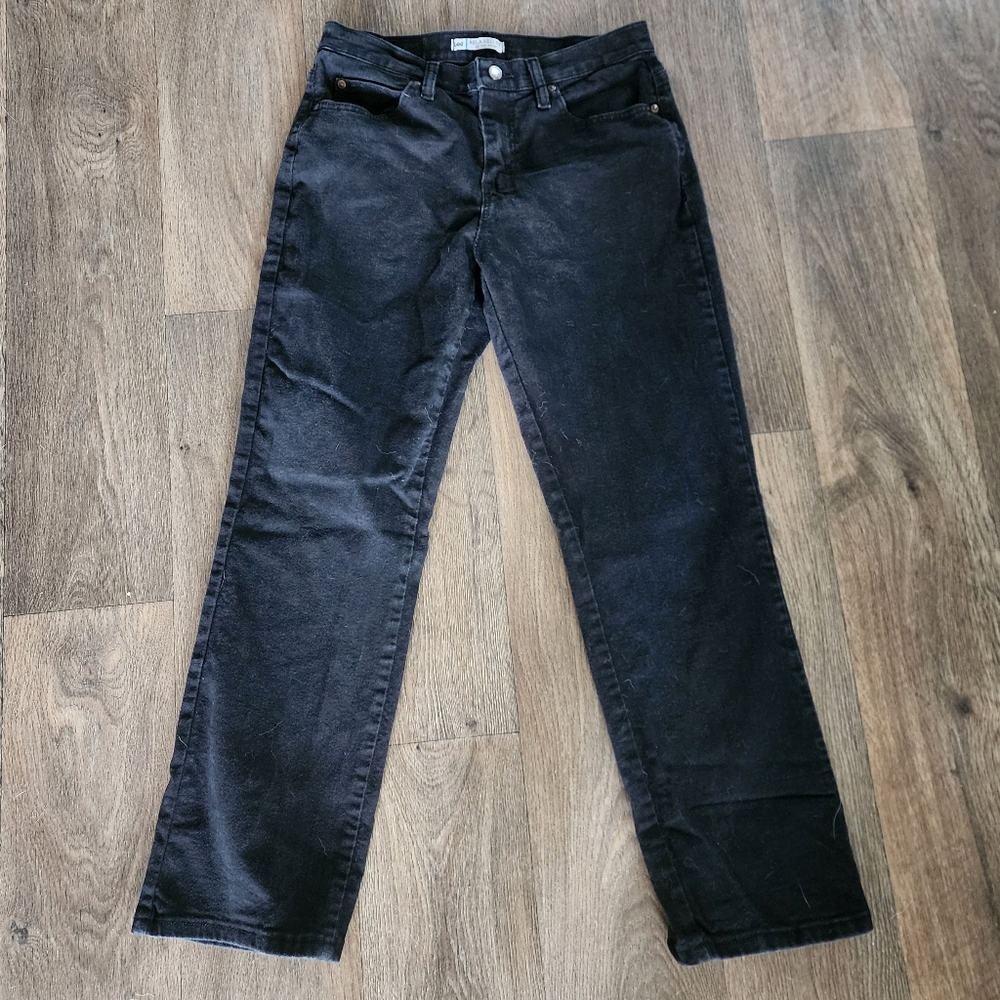Lee Black Straight Jeans Classic Style